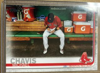 Michael Chavis 2019 Topps Update Series Photo Variation Ssp Boston Red Sox