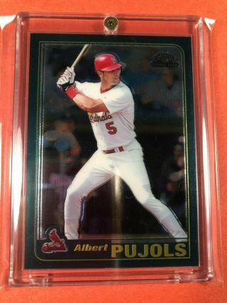 2001 Topps Chrome Traded Albert Pujols St Louis Cardinals T247