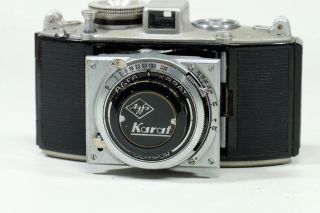 Agfa Karat 3.  5 Camera With Rare Lens Cap