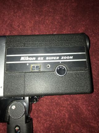 Vintage Nikon 8X Zoom Movie Camera for 8 Film from Japan 041 3