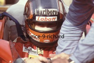 Gilles Villeneuve C.  1978 Montreal F1 Grand Prix Ferrari 35mm Color Negative