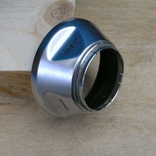 32mm Push Fit Voigtlander Lens Hood Slip On Shade Chrome