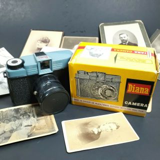 Vintage Diana Film Camera No.  151 Box,  Cap,  Strap The Real Deal