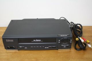 Emerson Ewv401 Vcr Video Vhs Recorder Vhs Player Da 4 Head Digital - A/v Cable