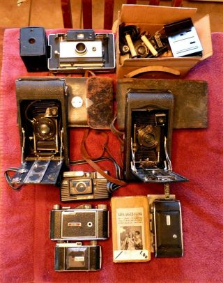 9 Vintage Cameras Only C 113