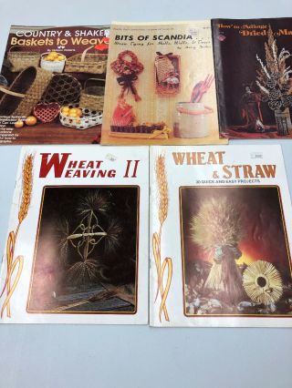 Wheat Weaving Ii Softcover Craft Book By Mutual Press Vintage 1979 Plus Bonus