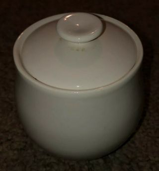 Vintage Corning Centura Corelle Winter Frost White Sugar Bowl and Lid 2