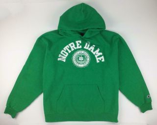 University Of Notre Dame Vintage Xl Sweatshirt Hoodie By Champion