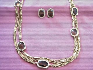 Vintage Sarah Coventry Demi Necklace & Earring Set 
