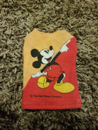 Vtg Barbie 80s Doll Clothes Shillman Mickey Mouse T Shirt