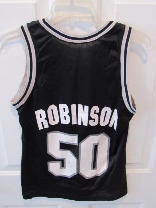 VINTAGE DAVID ROBINSON SAN ANTONIO SPURS JERSEY SIZE MEN ' S 36 NBA CHAMPION 3