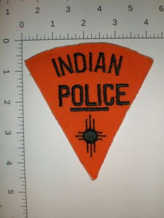 Nm Mexico Jicarilla Apache Indian Tribe Vintage Tribal Police Patch