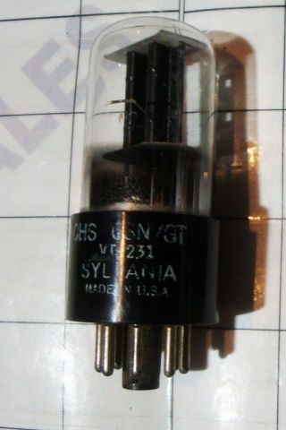 Vintage Sylvania 6sn7gtb K7b Low Noise Preamp Tube 6sn7 Gtb Electronic Vacuum