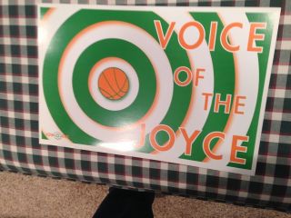 13 1/2 X 17 Notre Dame Basketball Poster " Voice Of The Joyce "
