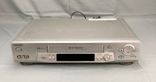 Sony Slv - N81 Vcr Vhs Player/recorder With No Remote