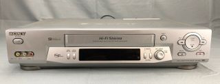 SONY SLV - N81 VCR VHS Player/Recorder with NO REMOTE 3