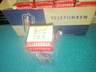 1 X Nos Telefunken Ecc189 Double Triode Tube,  Box