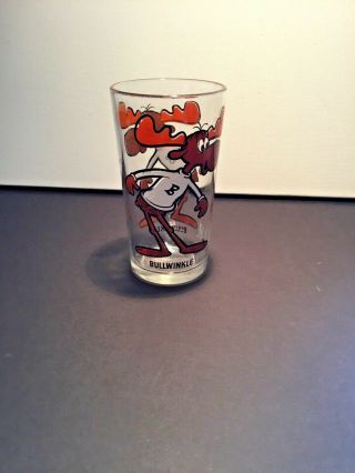 Vintage Pepsi Collector Series Drinking Glass Bullwinkle 5 " 12 Oz.