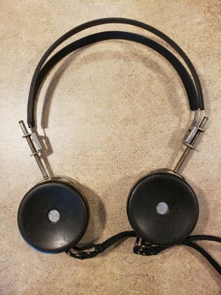 Vintage Us Army Wwii World War Ii Trimm Dependable Headphones