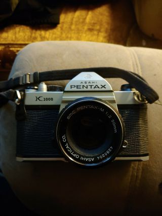 Asahi Pentax K1000 Se 35mm Film Slr Camera