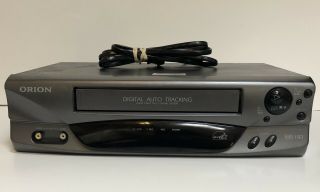 Orion Vr0211b Vcr Player Digital Auto Tracking Vhs