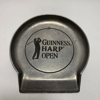 Vintage Pewter Guinness Harp Open Golf Putting Cup