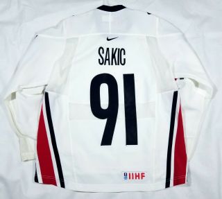 Nike Joe Sakic Team Canada Olympic Hockey Jersey Size Small