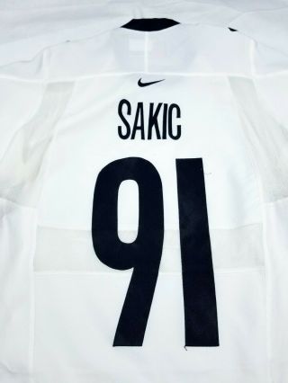 Nike Joe Sakic Team Canada Olympic Hockey Jersey Size Small 3