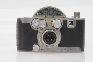 Mercury Ii 35mm Film Half Frame Camera W/35mm F2.  7 Tricor Lens 478
