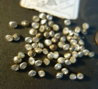 30 Vintage Czech Glass Jewelry Piece Rhinestone Accent Beads W Loops