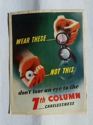 Vintage Poster 184 " Wear These - Not This,  Don 