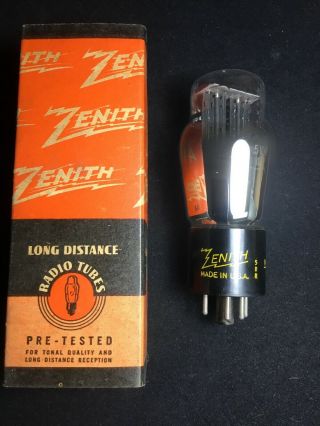 Nos Nib Zenith 5v4g Coke Bottle Rectifier Vacuum Tube (5v4ga) B.  6923