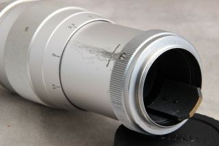 Steinheil Munchen Culminar 135mm 4.  5 for Leica Screw,  AS - IS,  Oil On Aperture 3