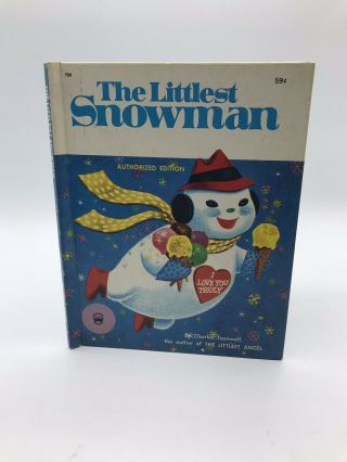 The Littlest Snowman By Charles Tazewell Vintage 1976 Hardcover Wonder Books