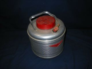 Vintage - Featherlite By Poloron - Aluminum Water Drink Cooler Jug