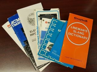 Vintage/collectors - Electrical Reference Guides And Manuals