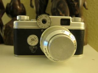 Argus C - Four Rangefinger 35mm Camera With Case