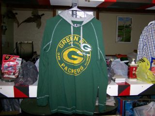 Awesome Nfl Green Bay Packers Pullover Hoodie Green Size Medium Great For Winter
