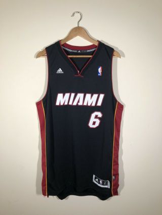 Adidas Lebron James Miami Heat 6 Jersey Large 2,  Length