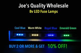 Buy (15) Led Fuse Lamps Get (7) - 8v Sansui/qr - 6500 4500/qrx 6001/ba - 2000 Dial