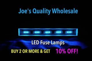 BUY (15) LED FUSE LAMPS GET (7) - 8V SANSUI/QR - 6500 4500/QRX 6001/BA - 2000 DIAL 2