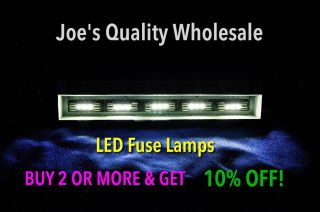 BUY (15) LED FUSE LAMPS GET (7) - 8V SANSUI/QR - 6500 4500/QRX 6001/BA - 2000 DIAL 3