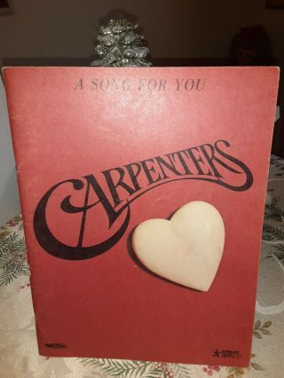 Vintage Carpenters : A Song For You Songbook Sheet Music Song Book 13 Songs
