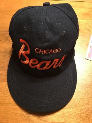 Chicago Bears Retro Vintage Wool Clark Griswold Christmas Vacation Snapback Hat