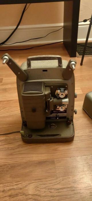 Vintage Bell & Howell 8mm Film Projector Model 253 Metal Case