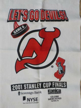 Nhl Stanley Cups Finals 2001 Jersey Devils Towel