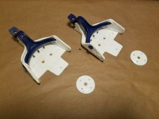 1 Pair Pinso 3 Pin Cross Country Ski Bindings Plastic Vintage 75mm Nordic Norm