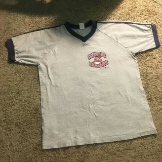 Vintage 1997 Cleveland Indians Chief Wahoo Shirt Large