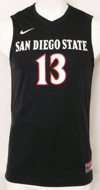 San Diego State University Aztecs Nike Black 13 Basketball Jersey Men 