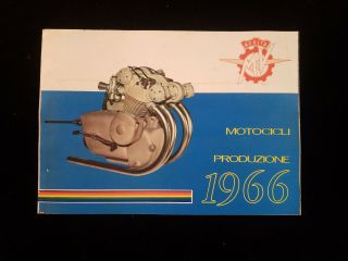 1966 Mv Agusta Motocicli Produzione 150 250 Brochure Rapido Gran Turismo Lusso
